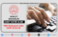 Adalet Bakanlığı 1500 Zabıt Kâtibi Alımı 2025