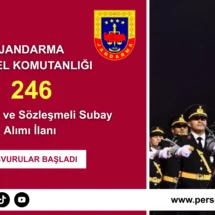 Jandarma Genel Komutanlığı 2026 Yılı 246 Muvazzaf ve Sözleşmeli Subay Alımı İlanı